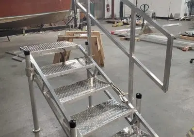 fabricated metal stairs