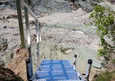 Top of Fabricated Staircase